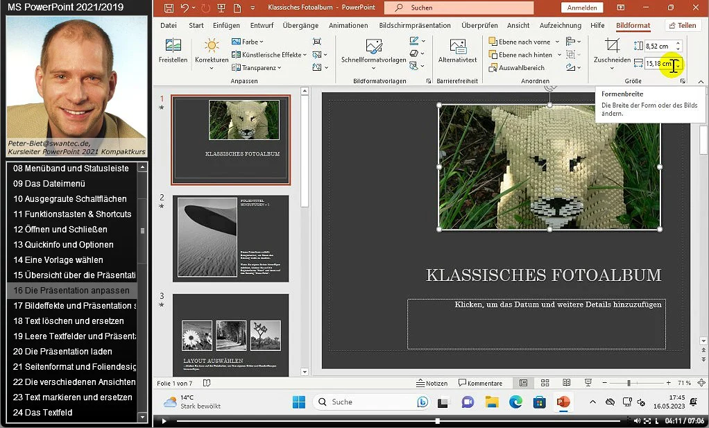 Video Lernkurs für PowerPoint 2021 - 2019 - Image 4
