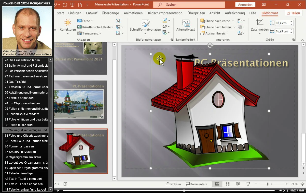 Video Lernkurs für PowerPoint 2024 - 2021 - Image 4