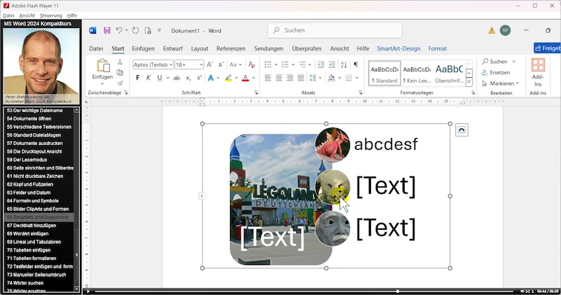 Video Lernkurs für Word 2024 / 2021 und 365 - Image 9
