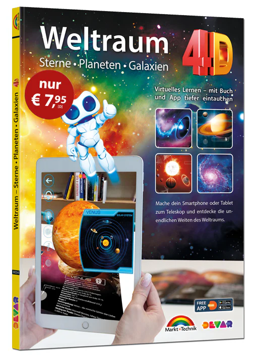 Weltraum 4D - Sterne - Planeten - Galaxien