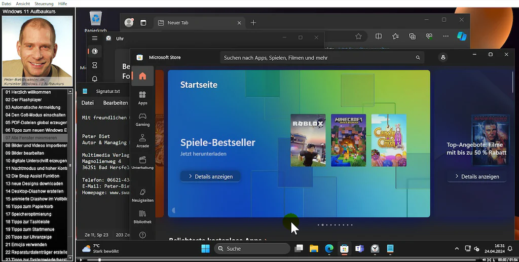 Windows 11 Video Lernkurs - Aufbaukurs - Image 4