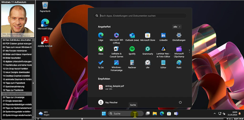 Windows 11 Video Lernkurs - Aufbaukurs - Image 7
