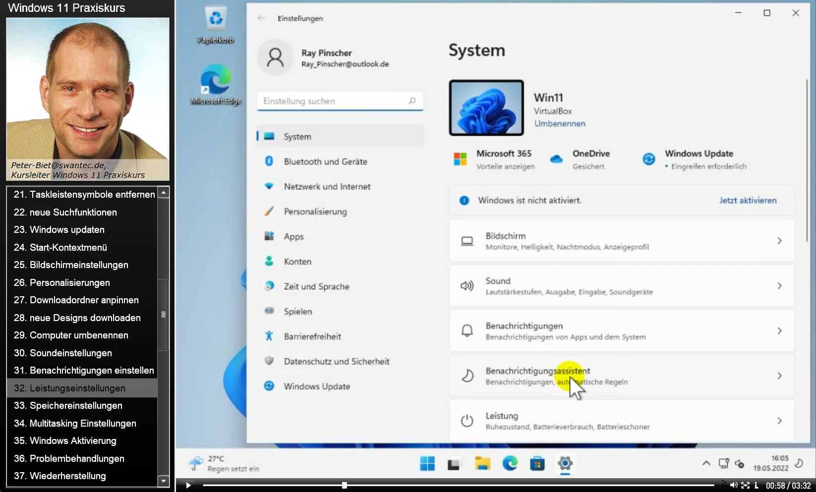 Video Lernkurs für Windows 11 - Image 5